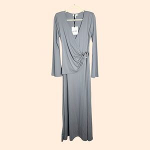 Nocturne Gray Maxi Dress